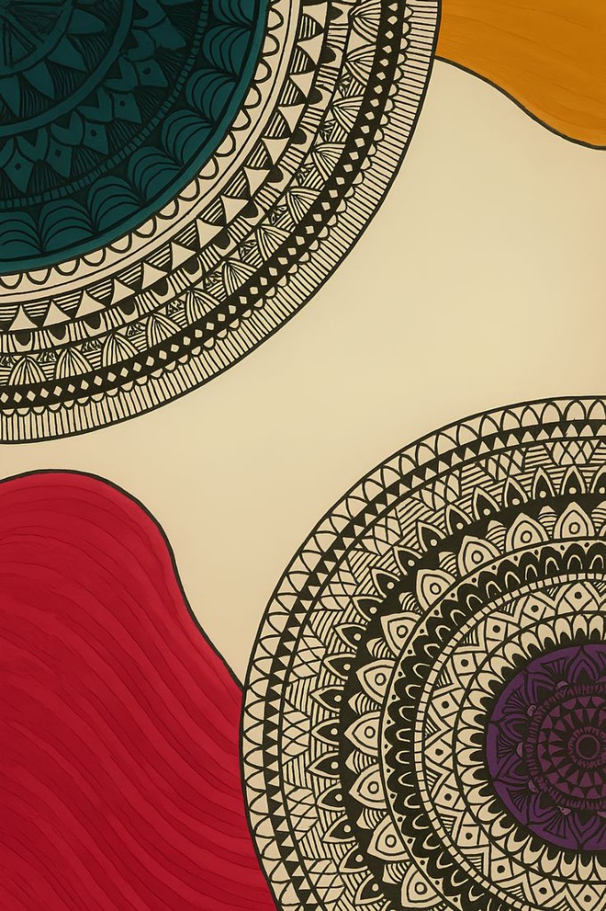 Cream mandala